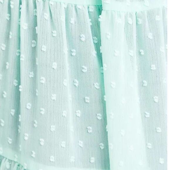 Torrid green CLIP DOT RUFFLE KIMONO - Picture 3 of 13